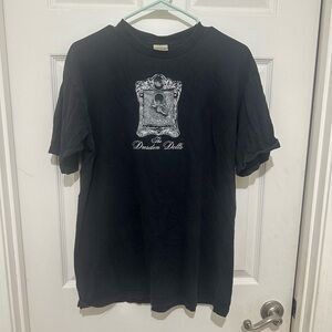 Vintage The Dresden Dolls coin operated boy graphic band tee size large